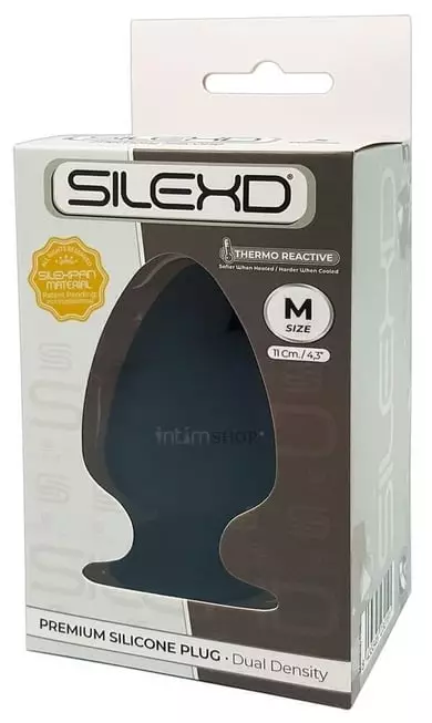 Анальная пробка Adrien Lastic SileXD Model 1 M, черная