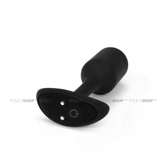 Анальная пробка с вибрацией b-Vibe Vibrating Snug Plug 2, черная