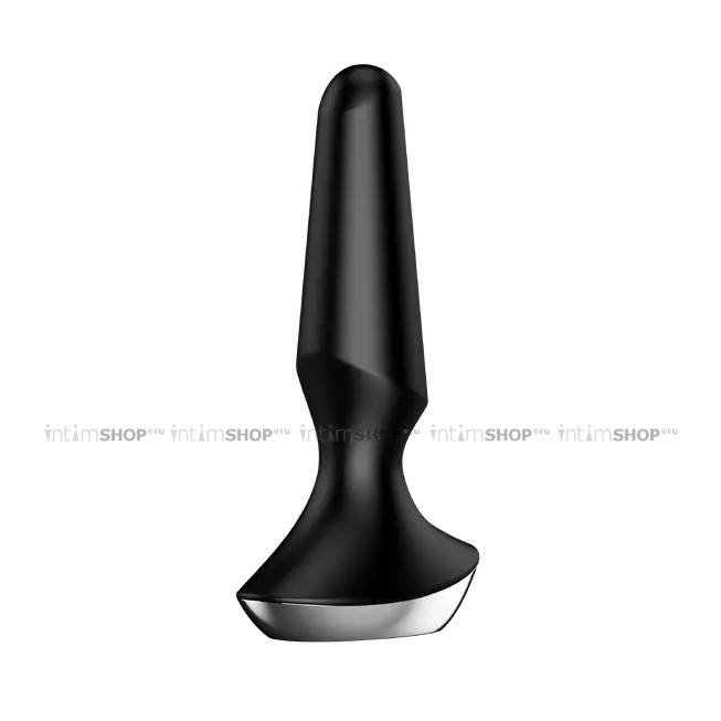 Анальная вибропробка Satisfyer Plug-ilicious 2, черный