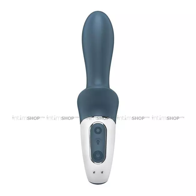 Анальный вибратор с расширением Satisfyer Air Pump Booty 2, серый