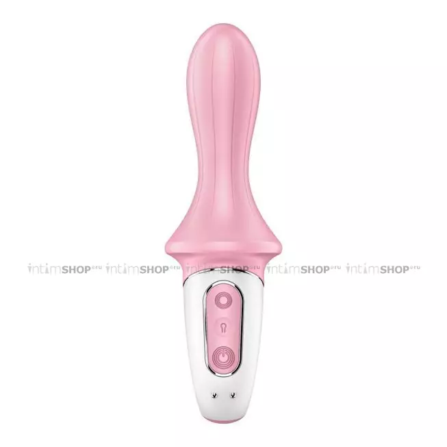 Анальный вибратор с расширением Satisfyer Air Pump Booty 5+, розовый