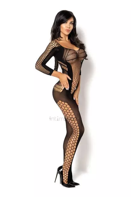 Боди Beauty Night Lucelia bodystocking, Чёрный, S/M/L