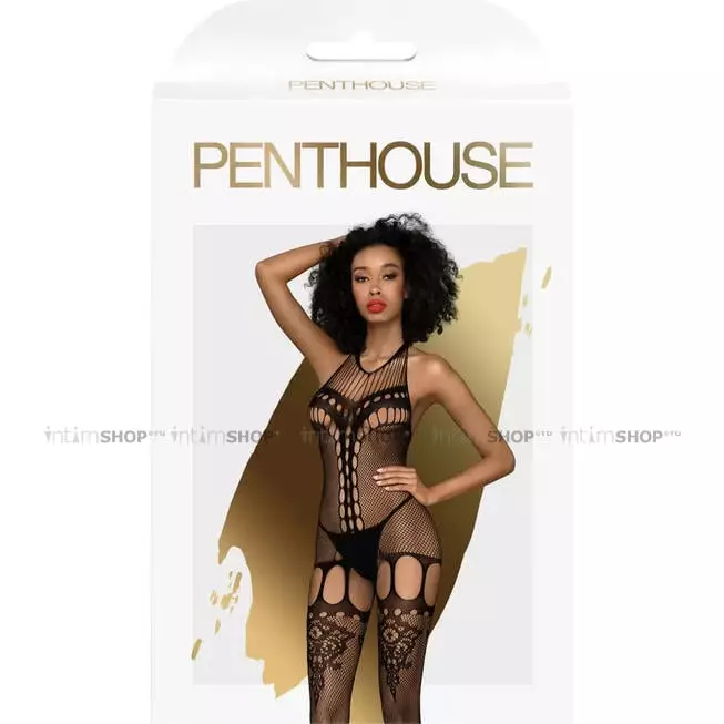 Боди-комбинезон с доступом Penthouse Fancy me S/L, черный