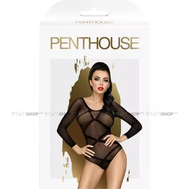 Боди Penthouse High on love XL, черное