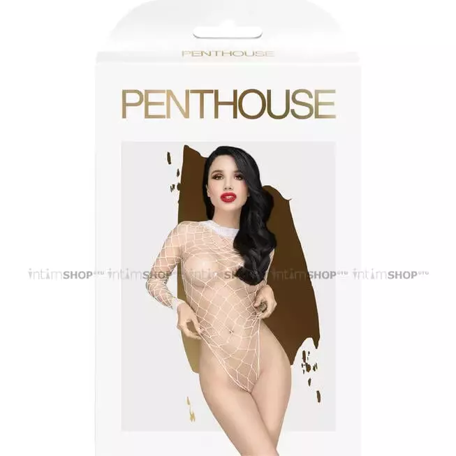 Боди-сетка Penthouse Scandalous S/L, белое