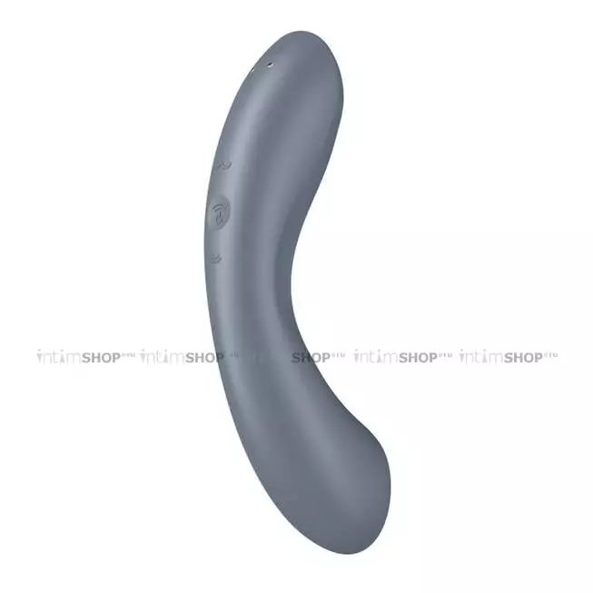 Двойной вибростимулятор Satisfyer Curvy Trinity 1, серый