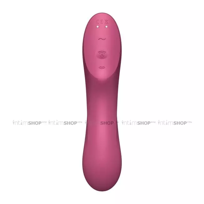 Двойной вибростимулятор Satisfyer Curvy Trinity 3, красный