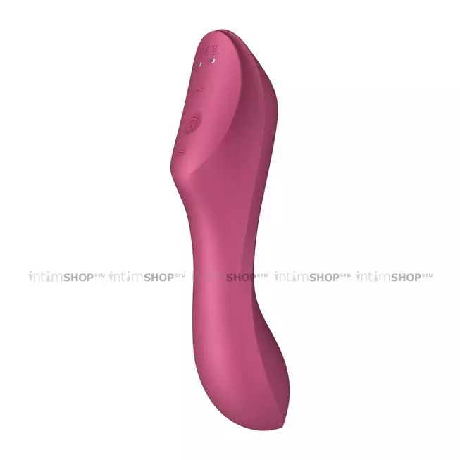 Двойной вибростимулятор Satisfyer Curvy Trinity 3, красный