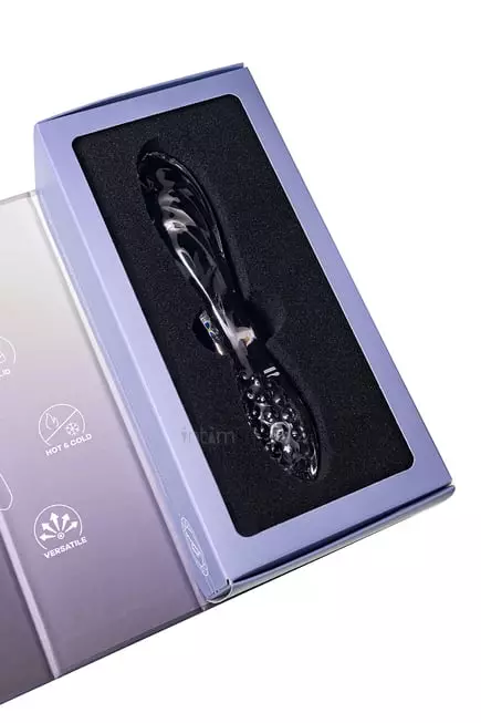 Двусторонний фаллоимитатор Satisfyer Dazzling Crystal 1 18.5 см, бесцветный