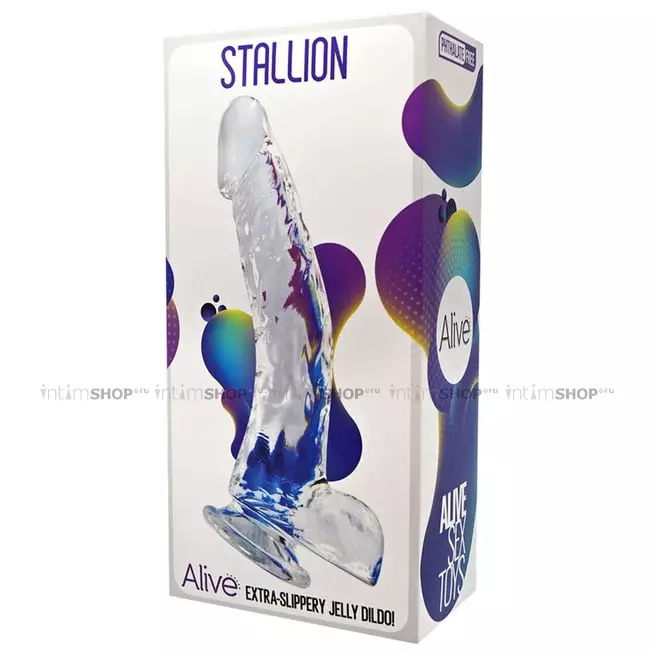 Фаллоимитатор Adrien Lastic Alive Stallion 22 см, бесцветный