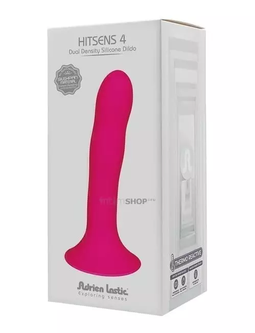 Фаллоимитатор Adrien Lastic Hitsens 4 с изменением формы 17.5 см, розовый