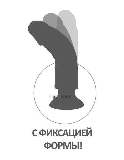 Фаллоимитатор с вибрацией и фиксацией формы PipeDream King Cock 8