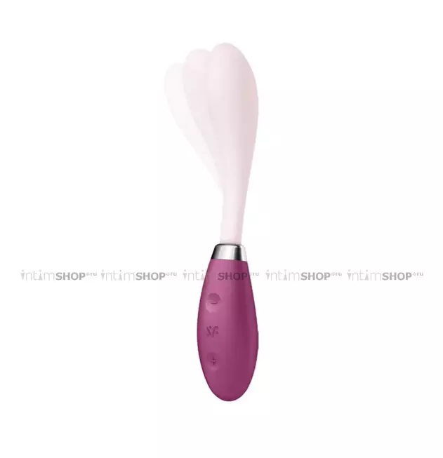 Гибкий вибратор с фиксацией формы Satisfyer G-Spot Flex 3, розовый