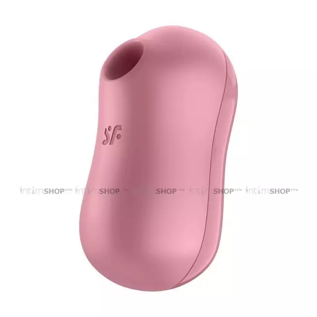 Клиторальный стимулятор c вибрацией Satisfyer Cotton Candy, розовый