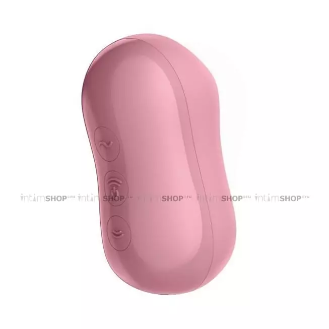 Клиторальный стимулятор c вибрацией Satisfyer Cotton Candy, розовый