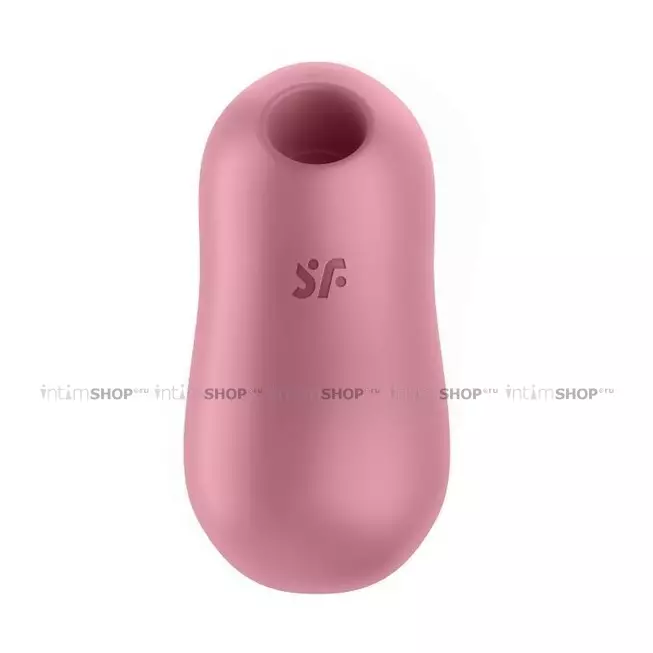 Клиторальный стимулятор c вибрацией Satisfyer Cotton Candy, розовый