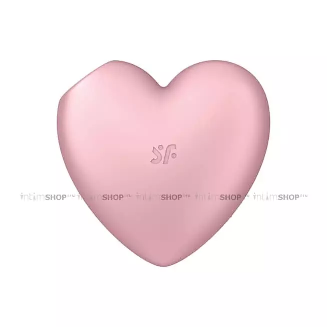 Клиторальный стимулятор с вибрацией Satisfyer Cutie Heart, розовый
