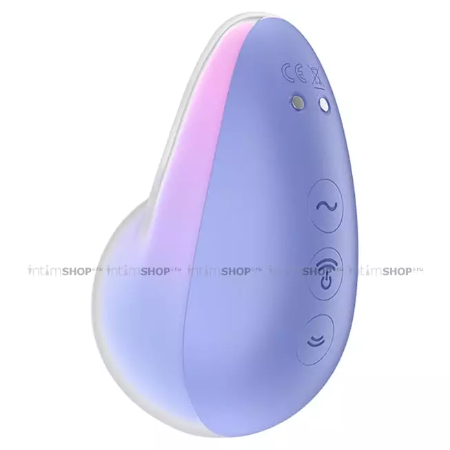Клиторальный стимулятор с вибрацией Satisfyer Pixie Dust, фиолетово-розовый