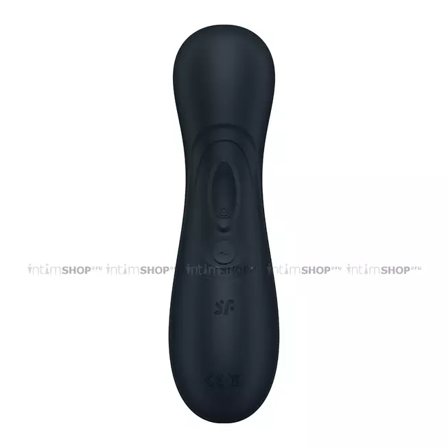 Клиторальный стимулятор с вибрацией Satisfyer Pro 2 Liquid Air, черный