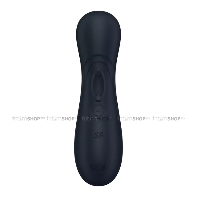 Клиторальный стимулятор с вибрацией Satisfyer Pro 2 Liquid Air Connect App, черный