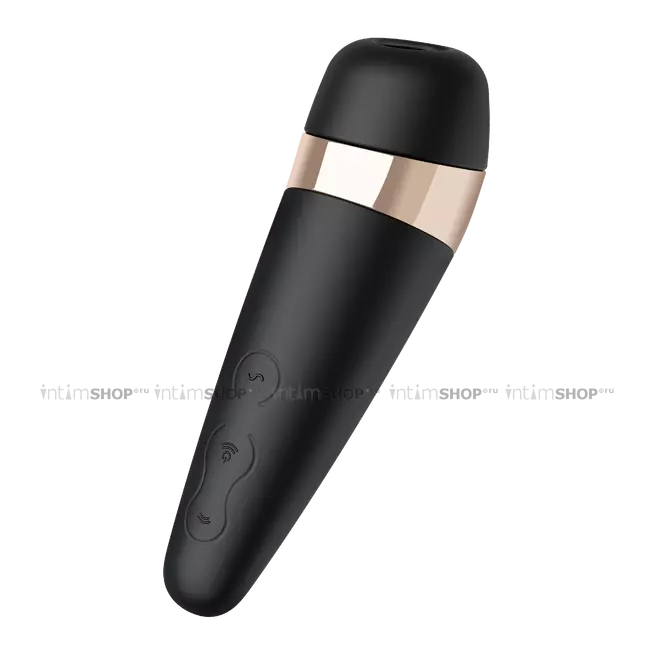 Клиторальный стимулятор с вибрацией Satisfyer Pro 3+ Vibration, черный