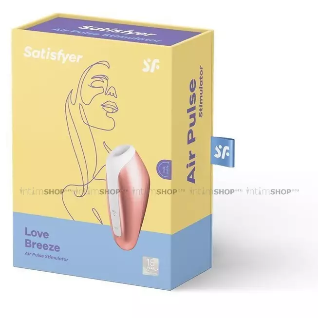 Клиторальный стимулятор Satisfyer Love Breeze, медный