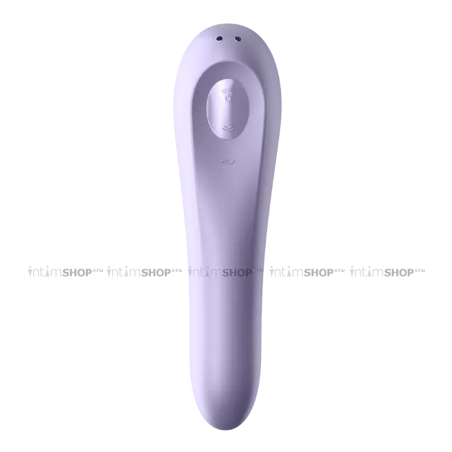 Клиторальный стимулятор+вибратор 2 в 1 Satisfyer Dual Pleasure, фиолетовый