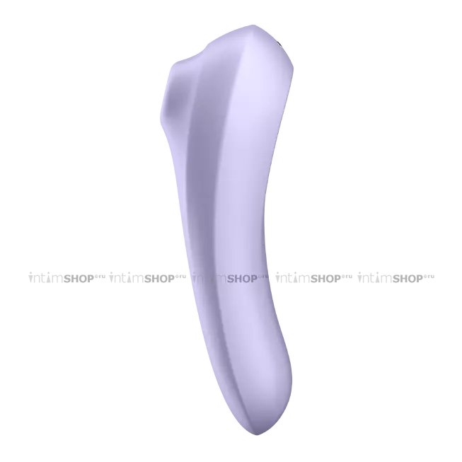 Клиторальный стимулятор+вибратор 2 в 1 Satisfyer Dual Pleasure, фиолетовый