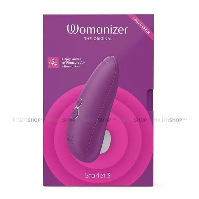 Клиторальный стимулятор Womanizer Starlet 3, фиолетовый