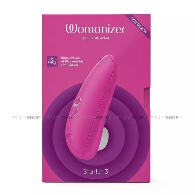 Клиторальный стимулятор Womanizer Starlet 3, розовый