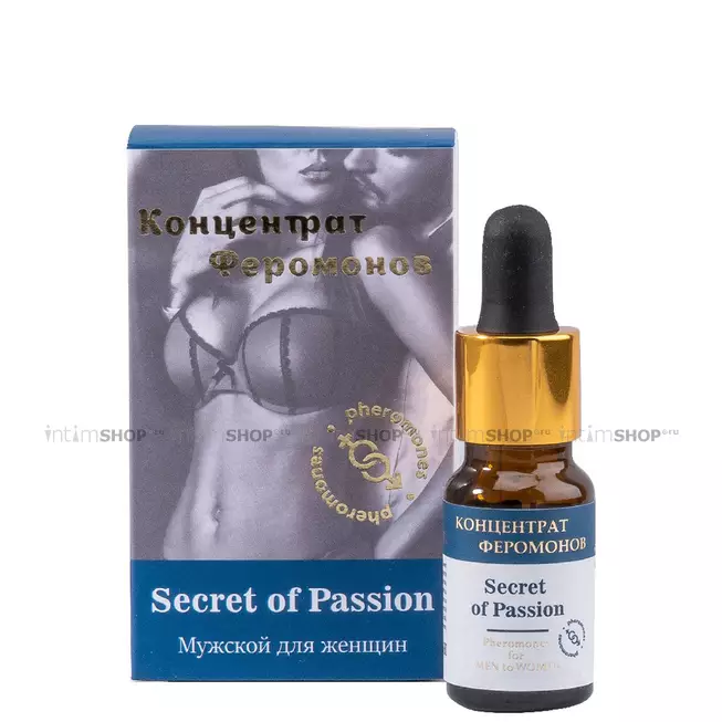 Концентрат феромонов Миагра Secret of Passion мужской для привлечения женщин, 9 мл