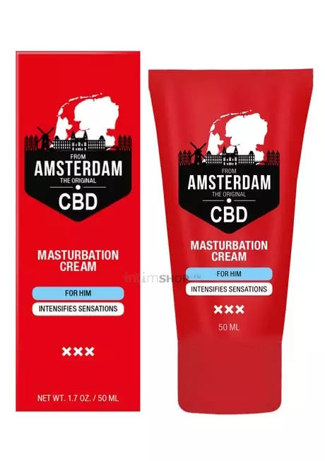 Крем мужской для мастурбации PharmQuests The Original CBD from Amsterdam, 50 мл