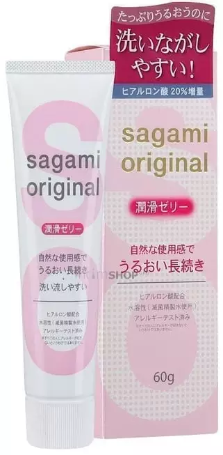 Лубрикант на водной основе Sagami Original, 60 г