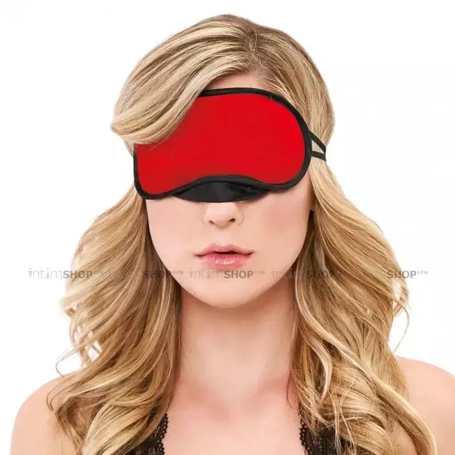 Маска на Глаза Peek-a-Boo Love Mask, красная