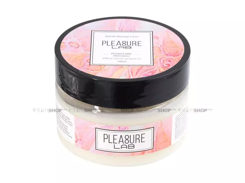 Массажный крем Pleasure Lab Delicate пион и пачули, 100 мл