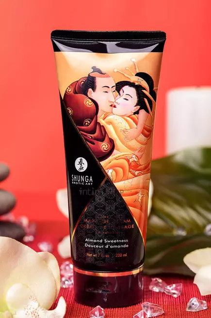 Массажный крем Shunga Kissable Миндальная сладость, 200 мл