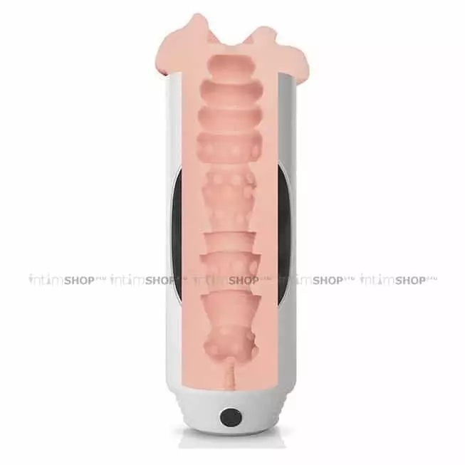 Мастурбатор Pipedream вагина c вибрацией Extreme Toyz Mega Grip Vibrating Stroker Pussy, телесный