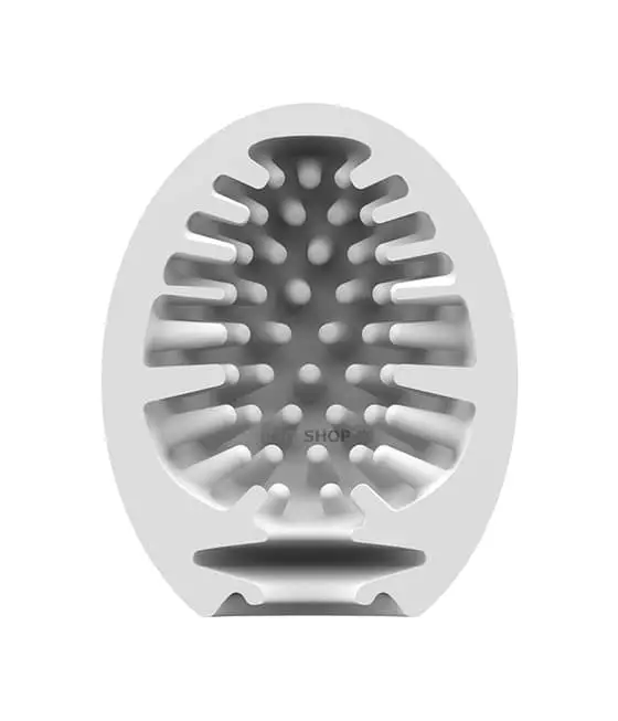 Мастурбатор с самолубрикацией Satisfyer Egg Single Naughty, белый