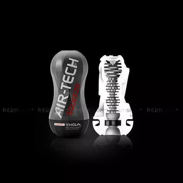 Мастурбатор Tenga Air-Tech Squeeze Strong, черный