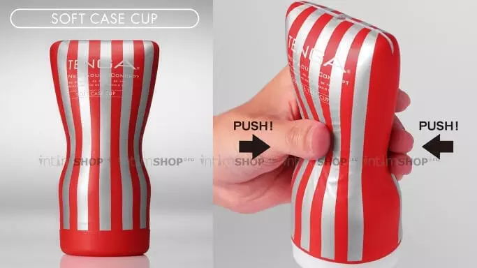 Мастурбатор Tenga Soft Case Cup Squeeze, белый