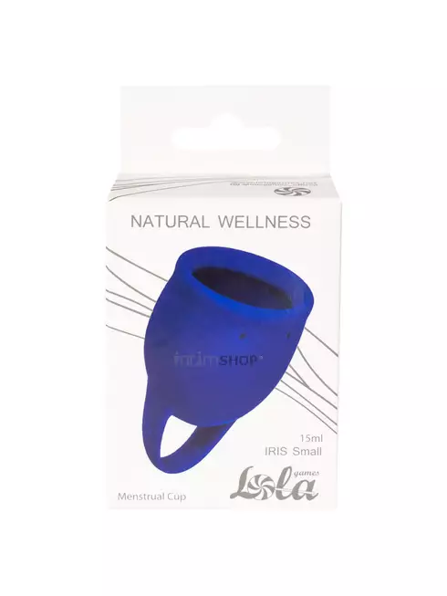 Менструальная чаша Lola Games Natural Wellness Tulip синий, 15 мл
