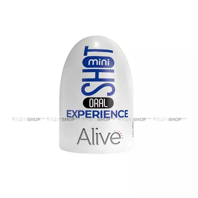 Мини-мастурбатор Adrien Lastic Alive Mini Shot Oral Experience, телесный