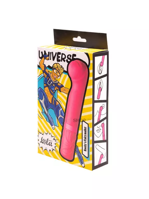 Мини-вибратор Lola Toys Universe Rocky’s Fairy Mallet, розовый