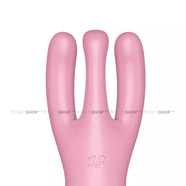 Мини-вибратор Satisfyer Threesome 4, розовый