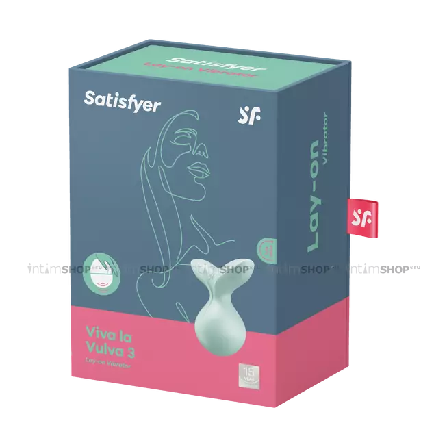 Мини-вибратор Satisfyer Viva la Vulva 3, зелёный