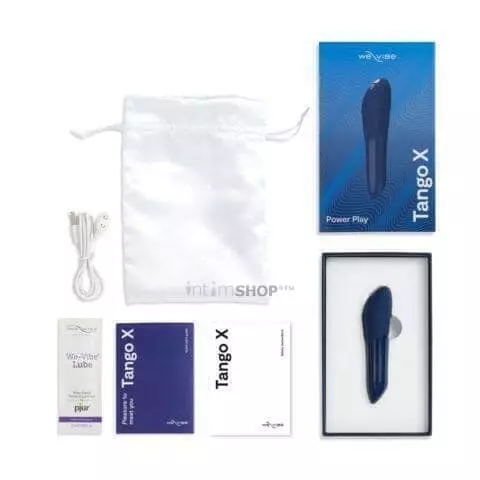 Мини-вибратор We-Vibe Tango X, синий