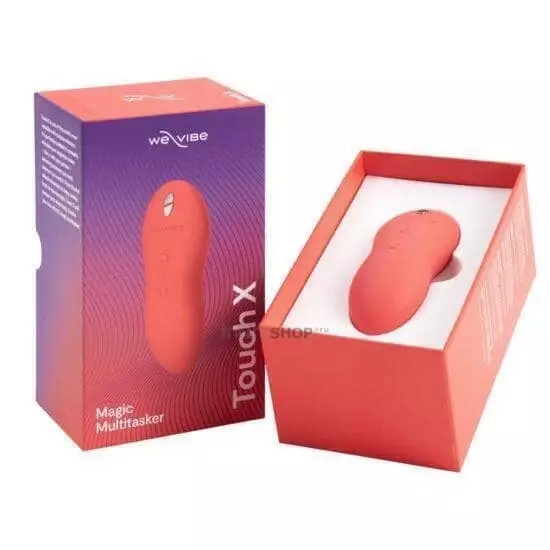 Мини-вибратор We-Vibe Touch X, коралловый