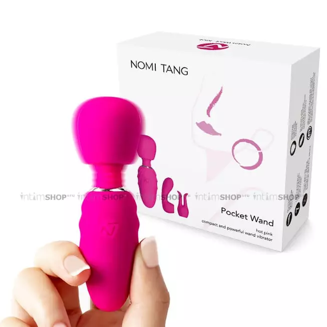 Мини-вибромассажер Nomi Tang Pocket Wand, розовый