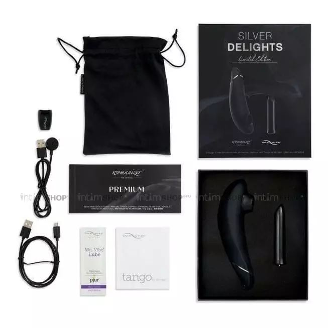 Набор Womanizer Premium + We-Vibe Tango, черный