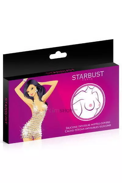 Наклейки на соски Concorde Starbust Nipple Covers, телесные